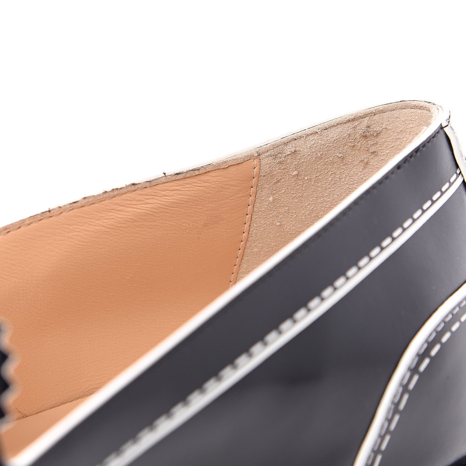 Christian Louboutin Calfskin Women Mocalaureat Tromp L'oeil Loafers 35.5 Black 8 of 9