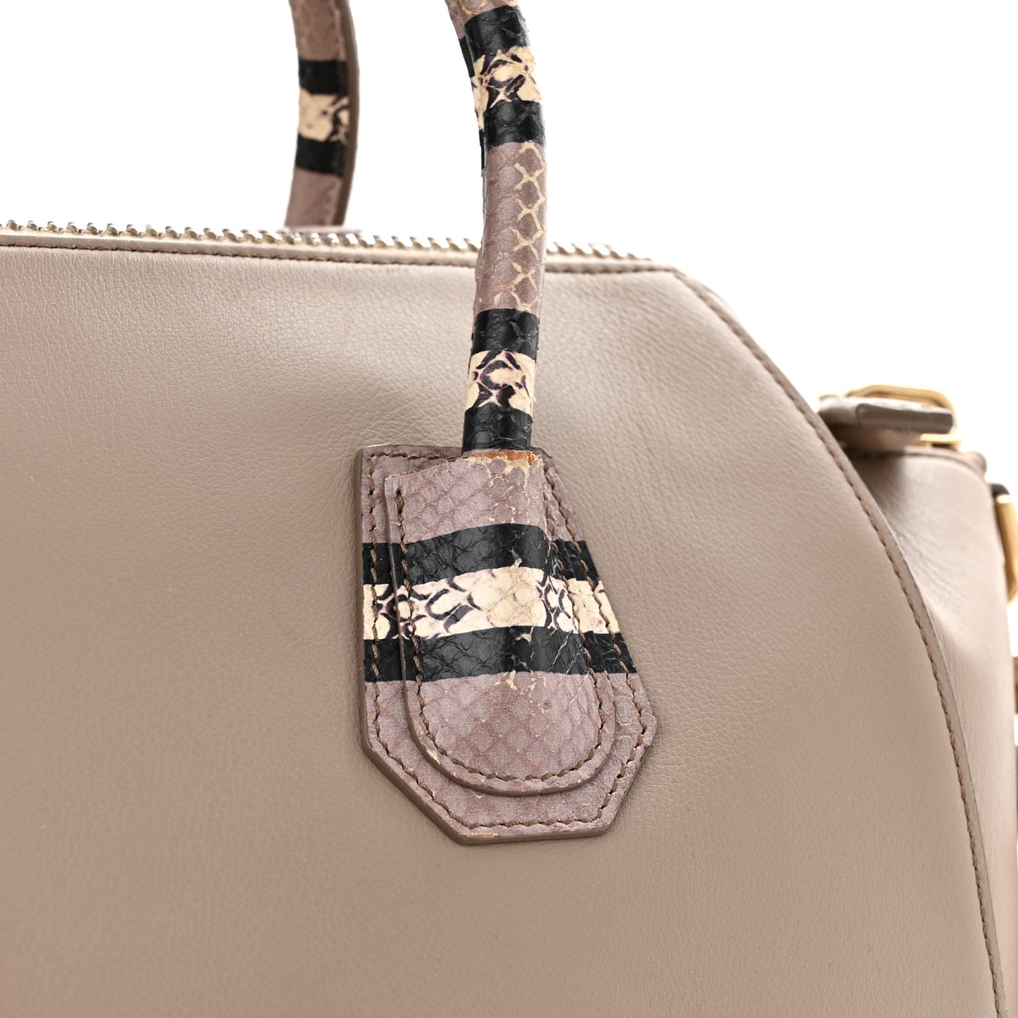Calfskin Ayers Trim Medium Antigona Grey