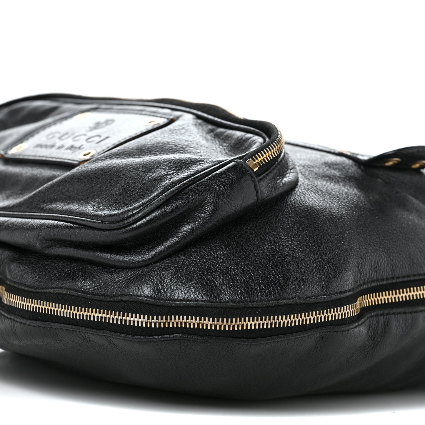 Calfskin Voyager Hobo Black