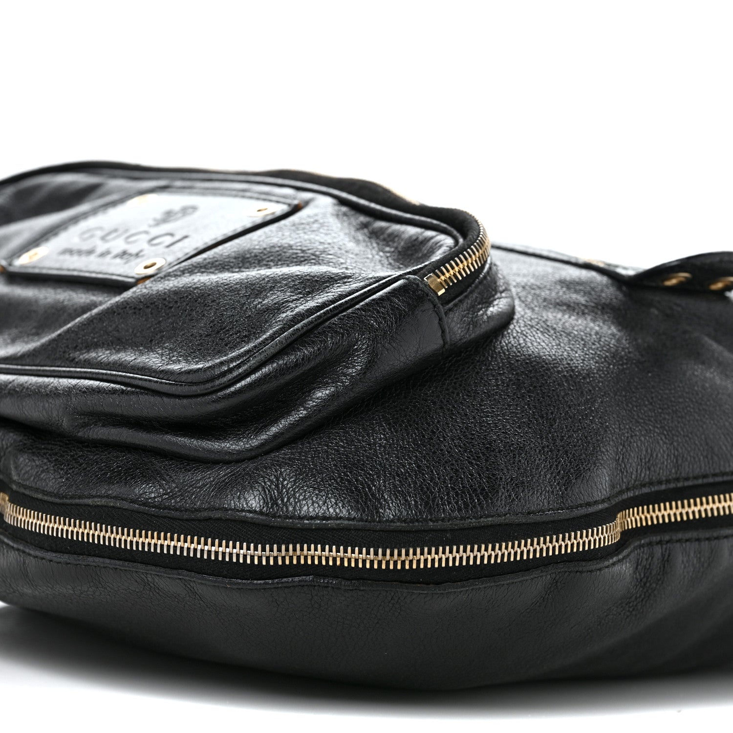 Gucci Calfskin Voyager Hobo Black 9 of 13