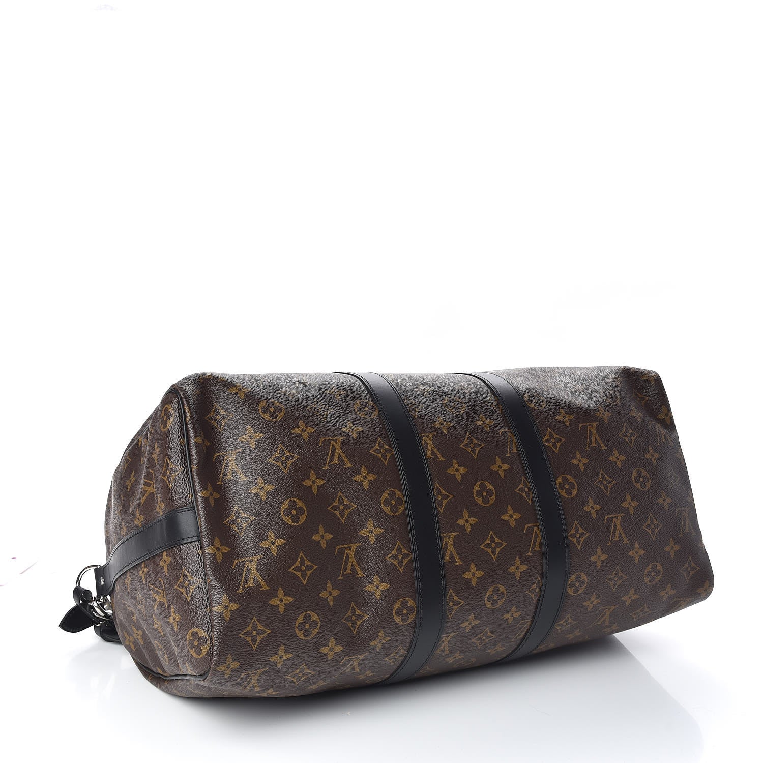 Louis Vuitton Monogram Macassar Keepall Bandouliere 45 4 of 11