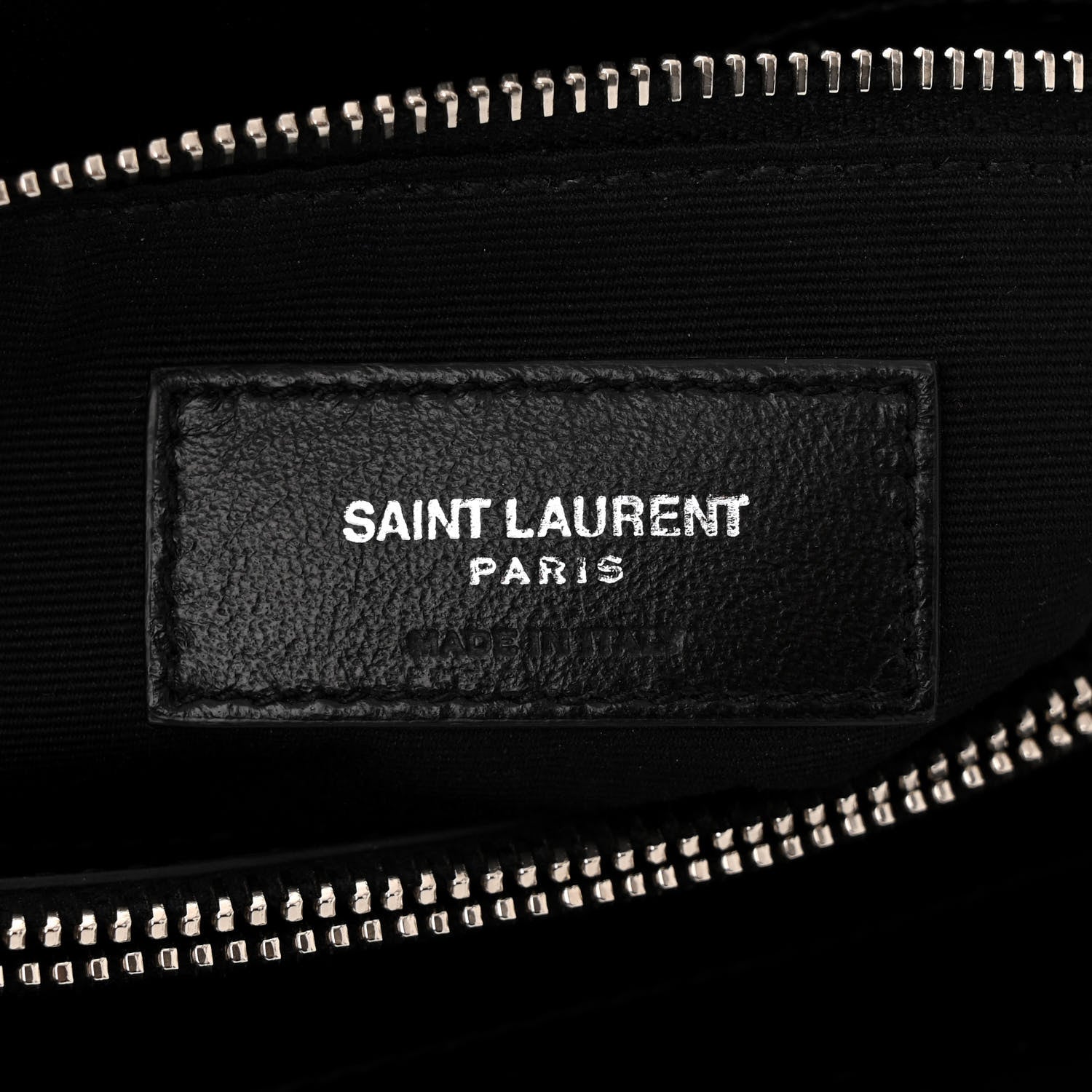 Saint Laurent Calfskin Y Quilted Monogram Medium Loulou Chain Satchel Black 5 of 9