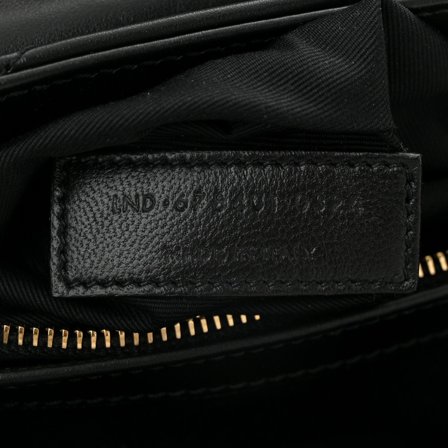 Saint Laurent Calfskin Y Quilted Monogram Toy Loulou Crossbody Bag Black 7 of 10