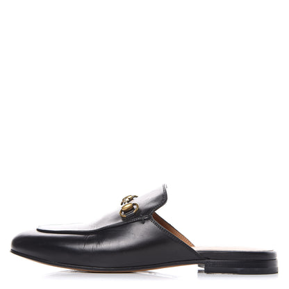 Gucci Calfskin Womens Princetown Slippers 36.5 Black 1 of 13