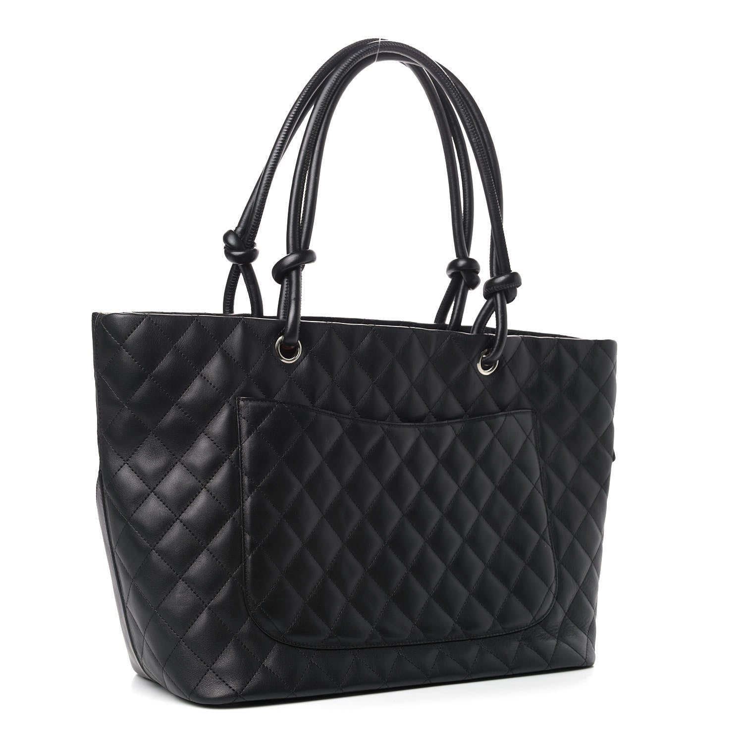 Chanel Calfskin Quilted Large Cambon Tote Black 4 of 10