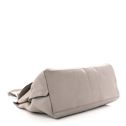 Gucci Cellarius Calfskin Large Bamboo Daily Top Handle Bag Storm Grey 4 of 18