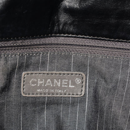 Chanel Lambskin Maxi In and Out Flap Black 6 of 7