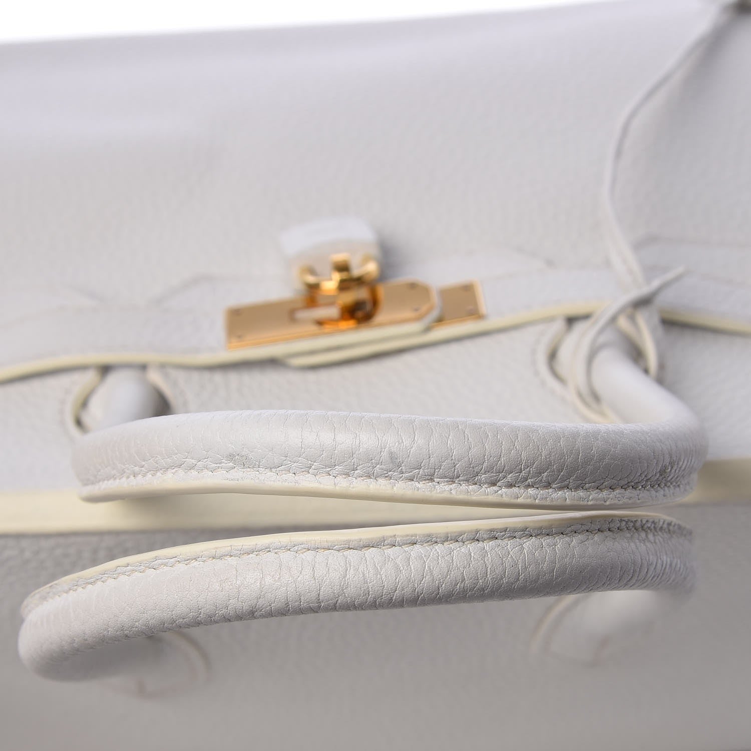 Hermes Taurillon Clemence Birkin 35 White 45 of 45