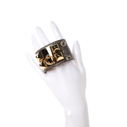 Hermes Lizard Collier De Chien CDC Bracelet S Ombre 2 of 9