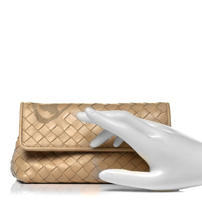 Bottega Veneta Nappa Intrecciato Butterfly Pouch Aurora 2 of 9