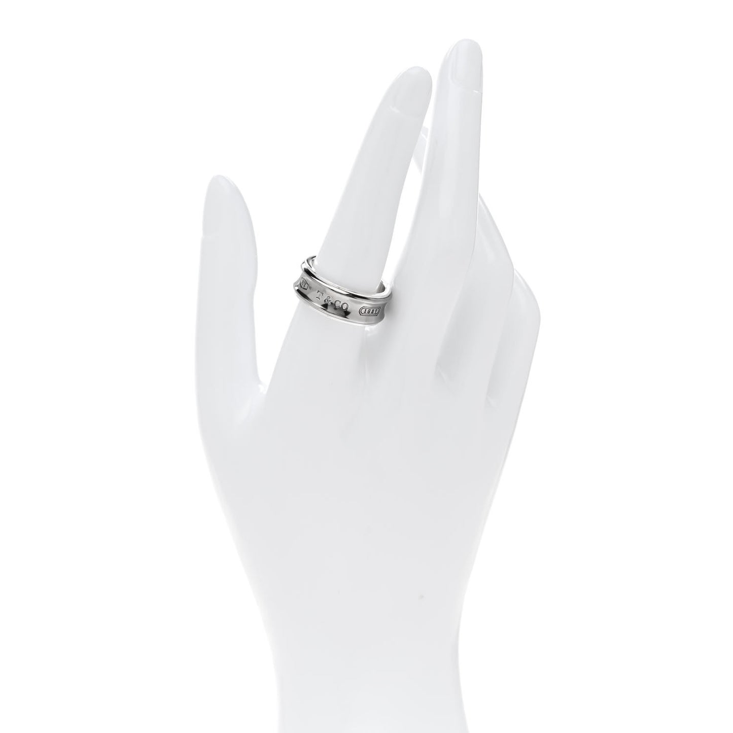 Sterling Silver 1837 Band Ring 58 8.5