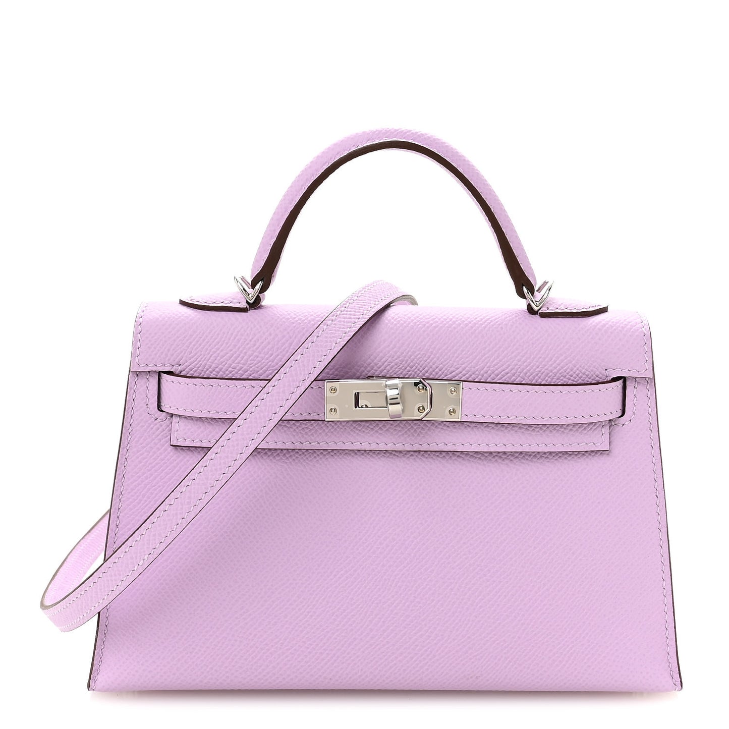 Epsom Mini Kelly Sellier 20 Guimauve