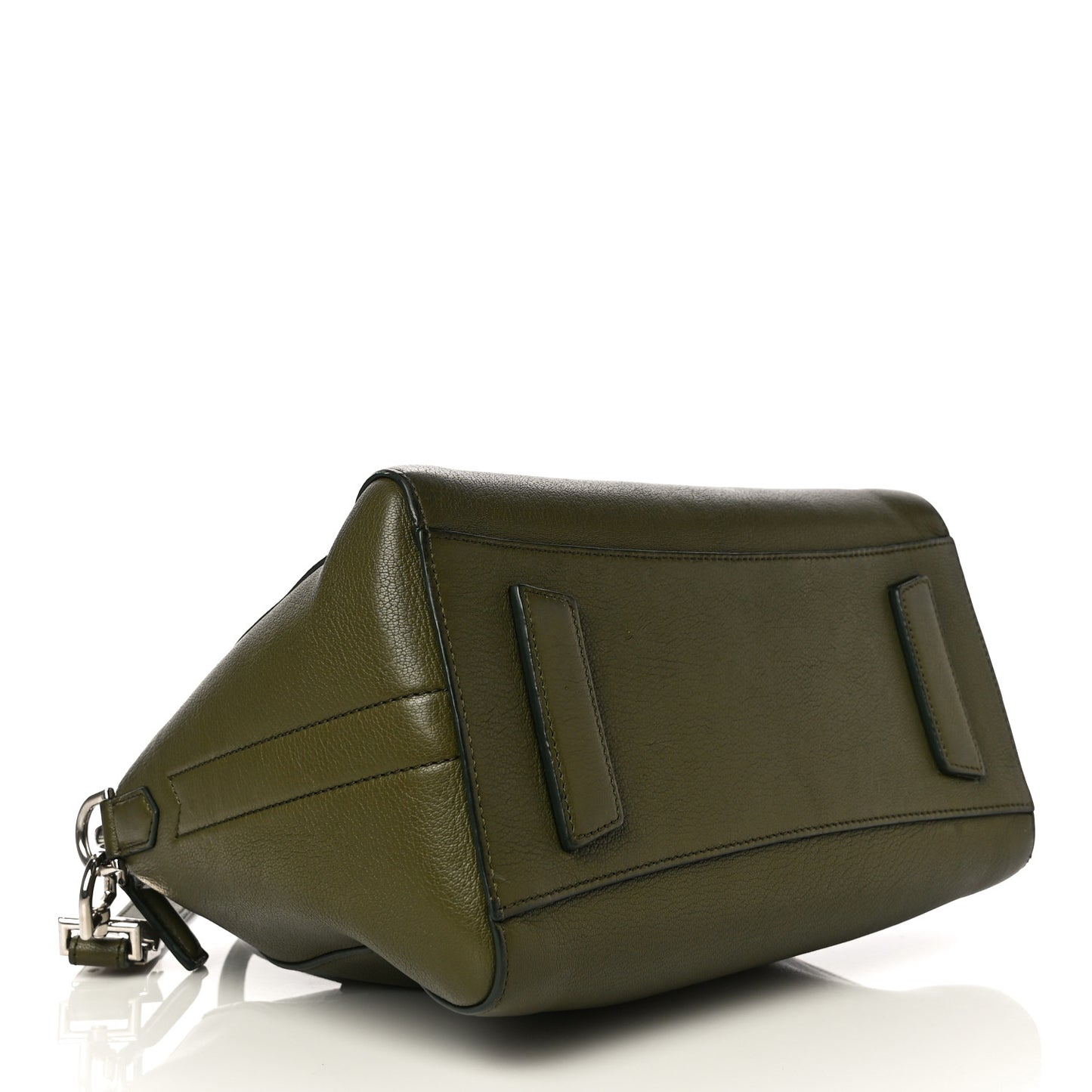 Sugar Goatskin Small Antigona Khaki