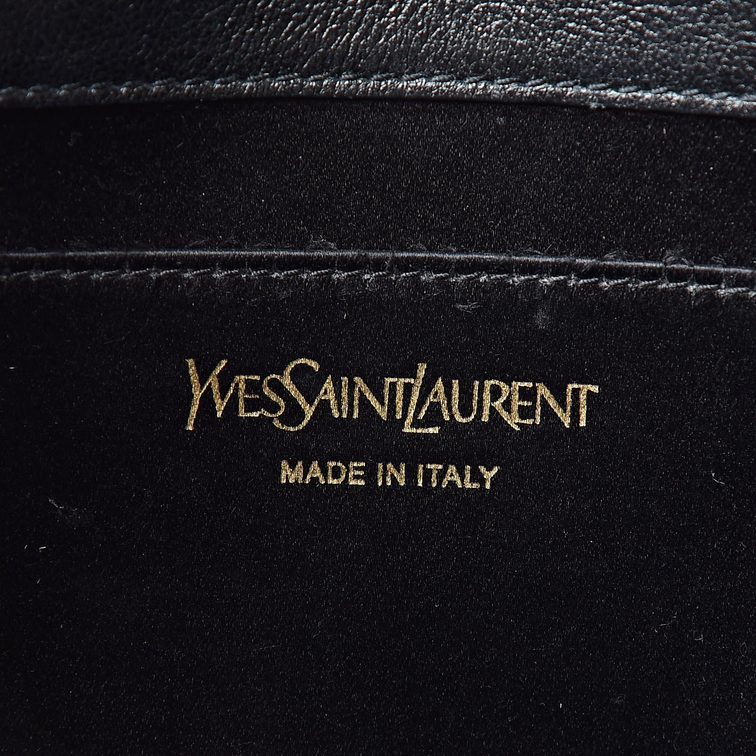 Saint Laurent Calfskin Monogram Large Belle De Jour Clutch Black 6 of 8