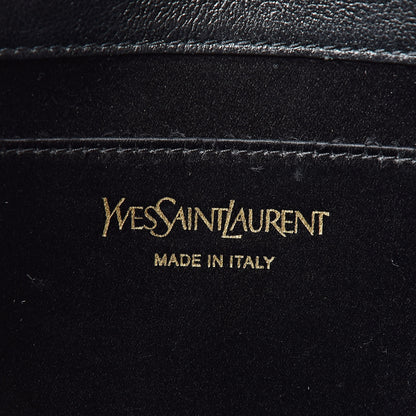 Saint Laurent Calfskin Monogram Large Belle De Jour Clutch Black 6 of 8