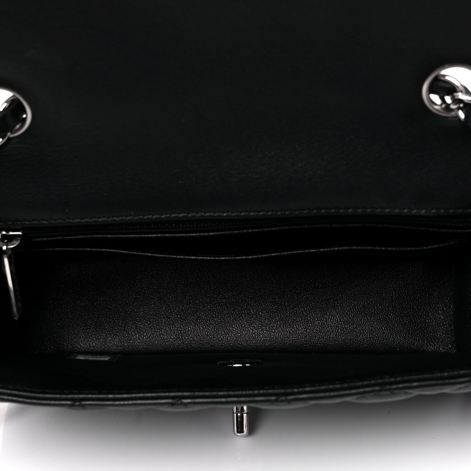 Chanel Lambskin Quilted Mini Rectangular Flap Black 5 of 10