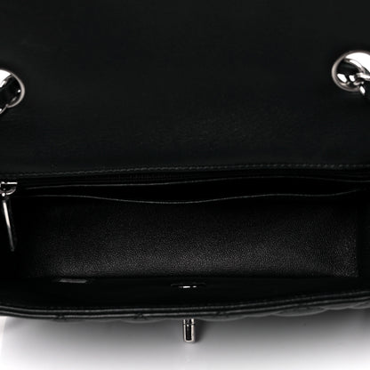 Chanel Lambskin Quilted Mini Rectangular Flap Black 5 of 10
