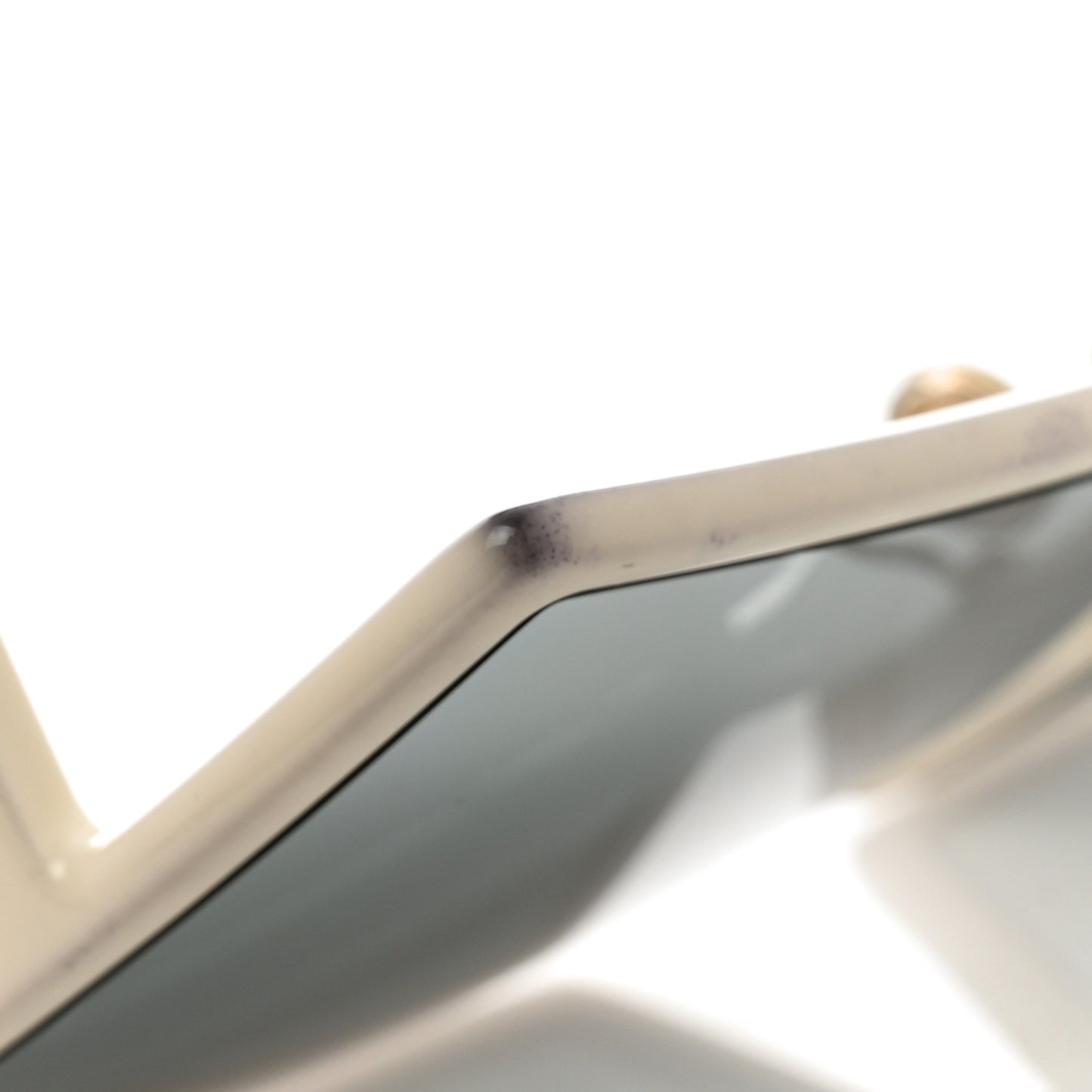 Square 30 Montaigne Sunglasses White
