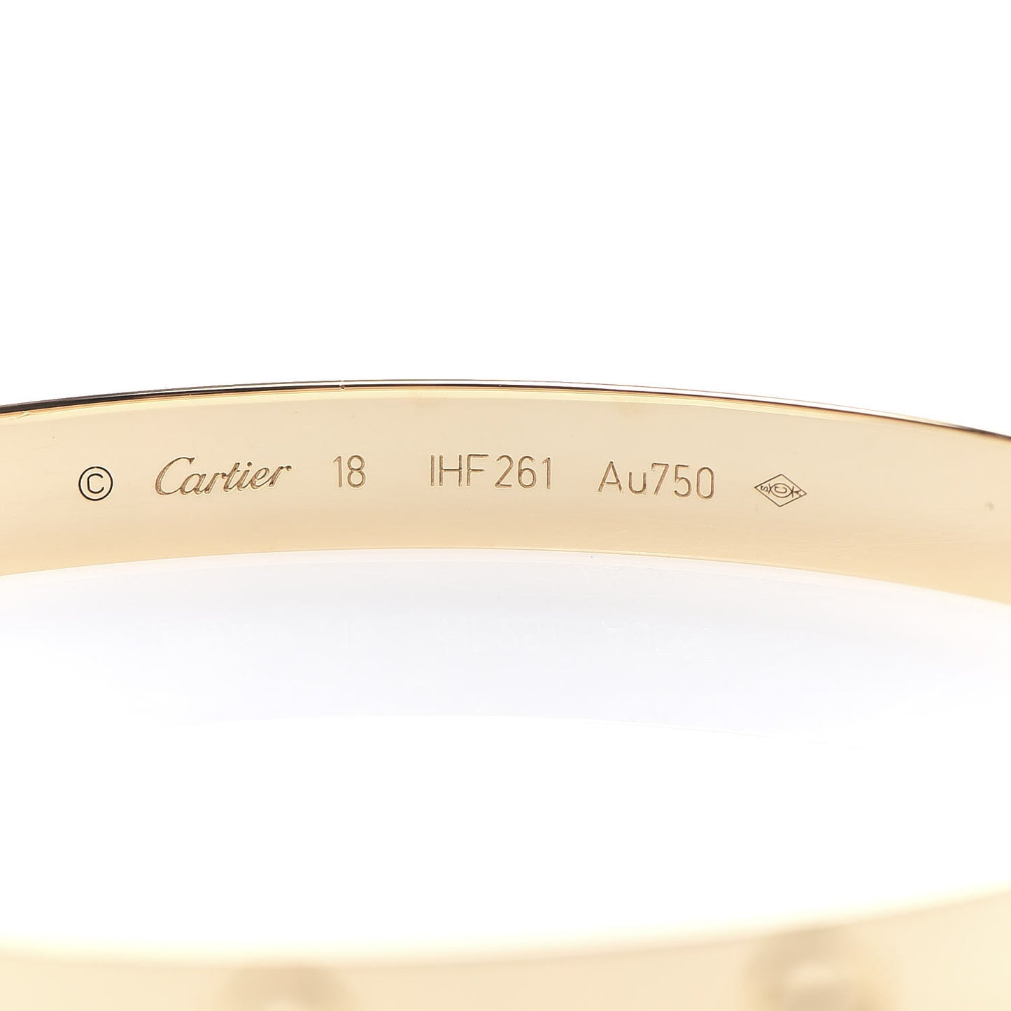 18K Yellow Gold LOVE Bracelet 18