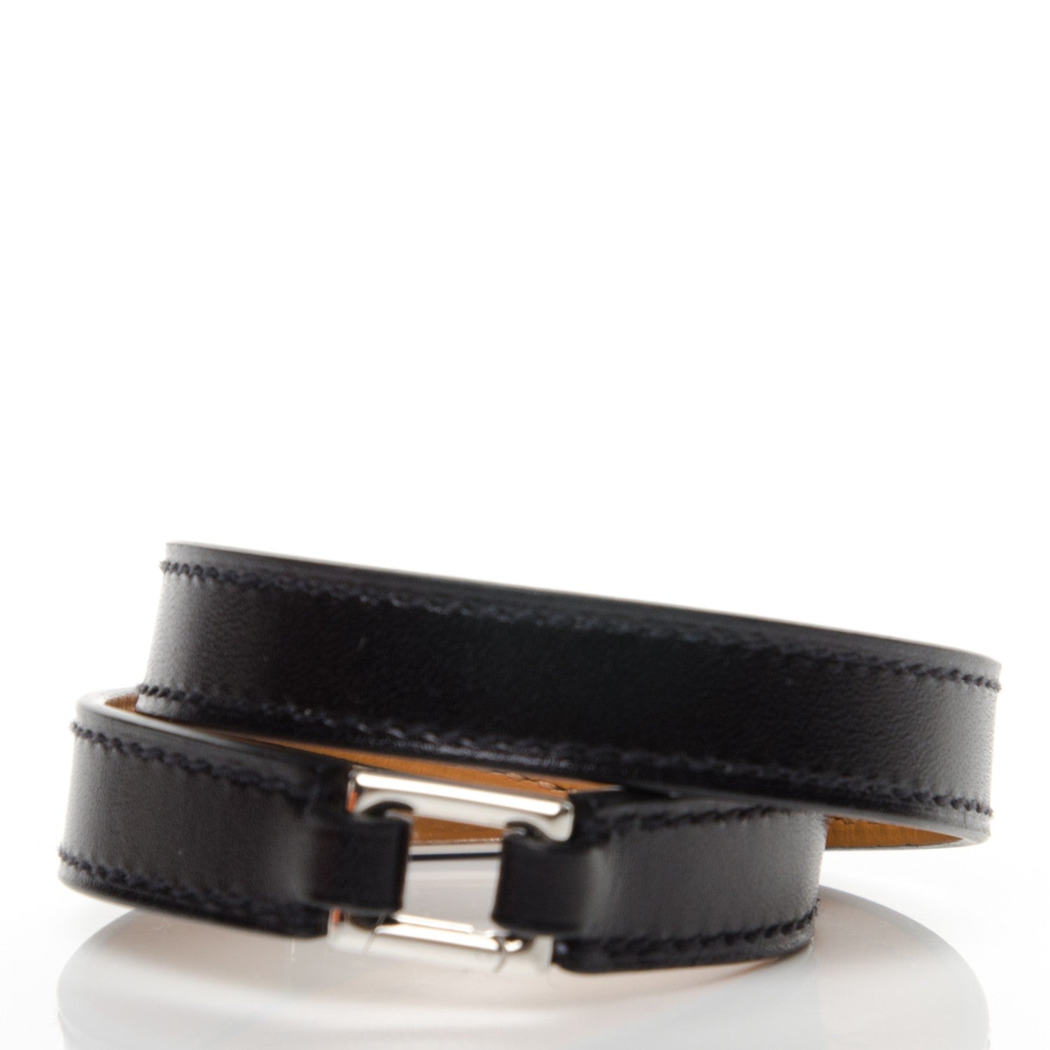 Hermes Box Rivale Double Tour Bracelet S Black 3 of 6