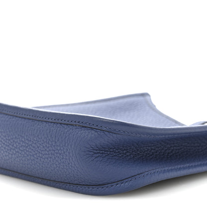 Hermes Taurillon Clemence Evelyne TPM Bleu Brighton 10 of 12