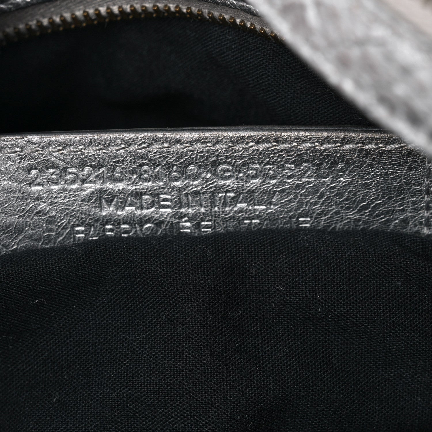 Balenciaga Metallic Agneau Classic Hardware Velo Gris Aluminum 7 of 15