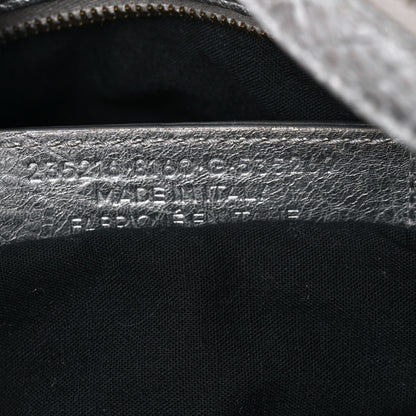 Balenciaga Metallic Agneau Classic Hardware Velo Gris Aluminum 7 of 15