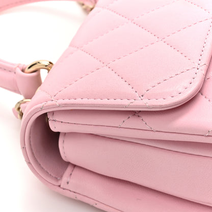 Chanel Lambskin Quilted Small Trendy CC Flap Dual Handle Bag Light Pink 12 of 14