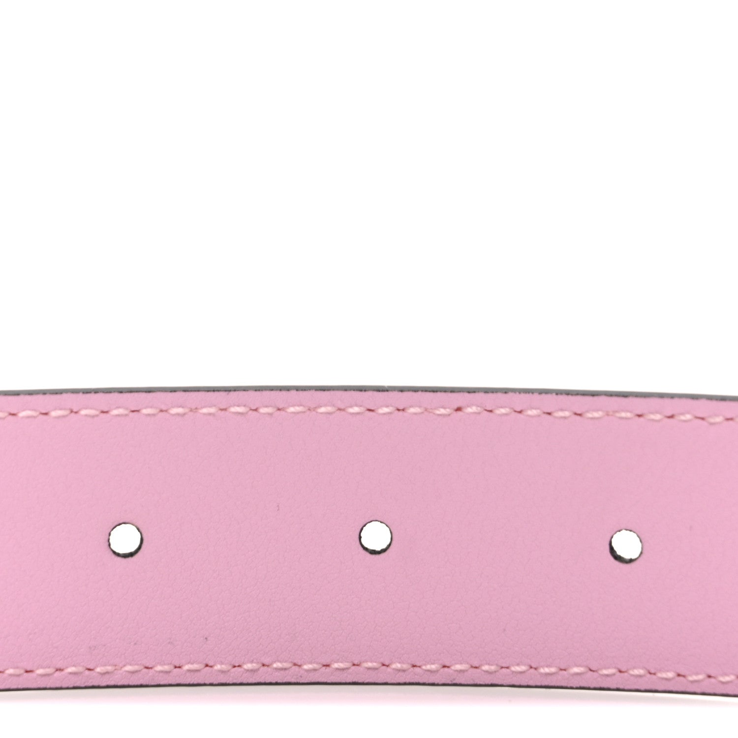 Gucci Plutone Calfskin Enamel Crystal Square G Snake 30mm Belt 80 32 Sugar Pink 4 of 6