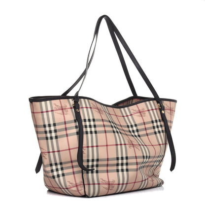 Burberry Haymarket Check Large Canterbury Tote Chocolate 3 of 21