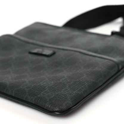 Gucci GG Plus Flat Messenger Bag Black Grey 10 of 10