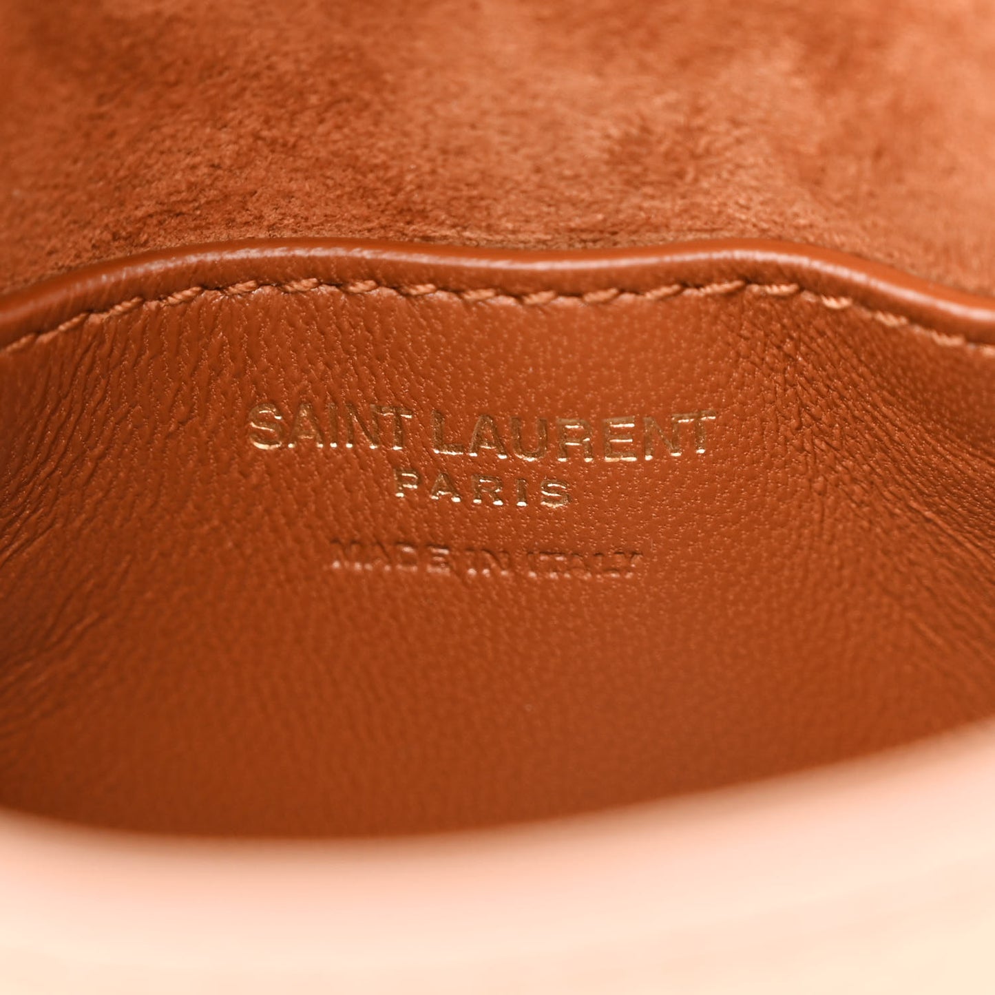 Smooth Calfskin Le 5 A 7 Vertical Hobo Brown Gold
