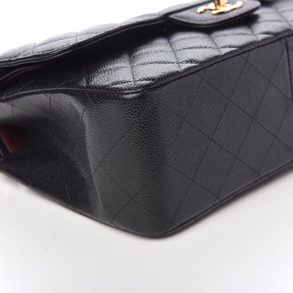 Chanel Caviar Quilted Jumbo Double Flap Black 8 of 10
