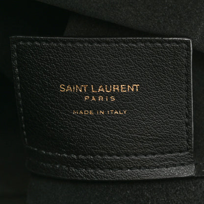 Saint Laurent Calfskin Large Shopping Tote Black 7 of 11