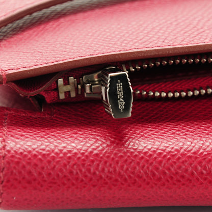 Hermes Epsom Kelly Longue Wallet Rubis 14 of 14