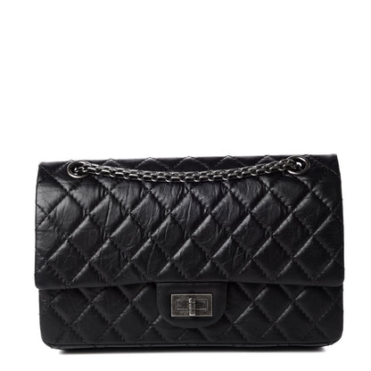 Chanel Aged Calfskin Quilted 2.55 Reissue 225 Flap Black 1 of 9