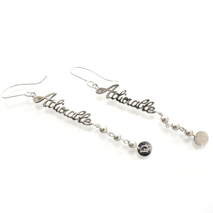 Christian Dior Adiorable Dangle Earrings Silver 1 of 3