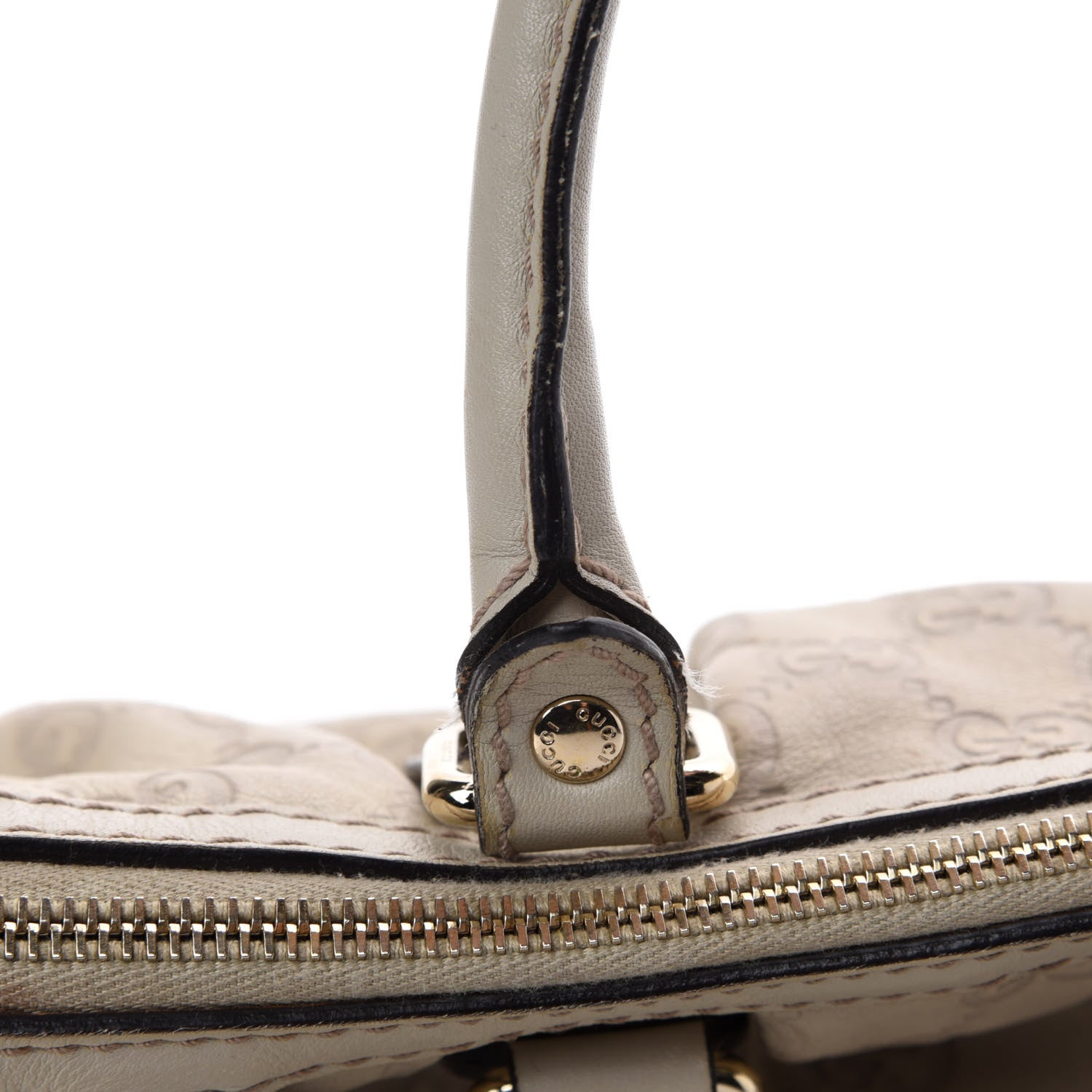 Gucci Guccissima Medium Sukey Top Handle Bag White 12 of 17