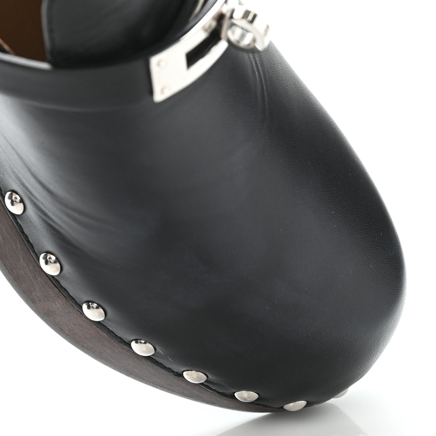 Calfskin Carlotta Mules 40 Black