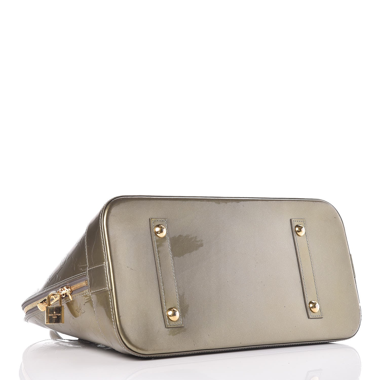 Louis Vuitton Vernis Alma GM Gris Art Deco 4 of 10