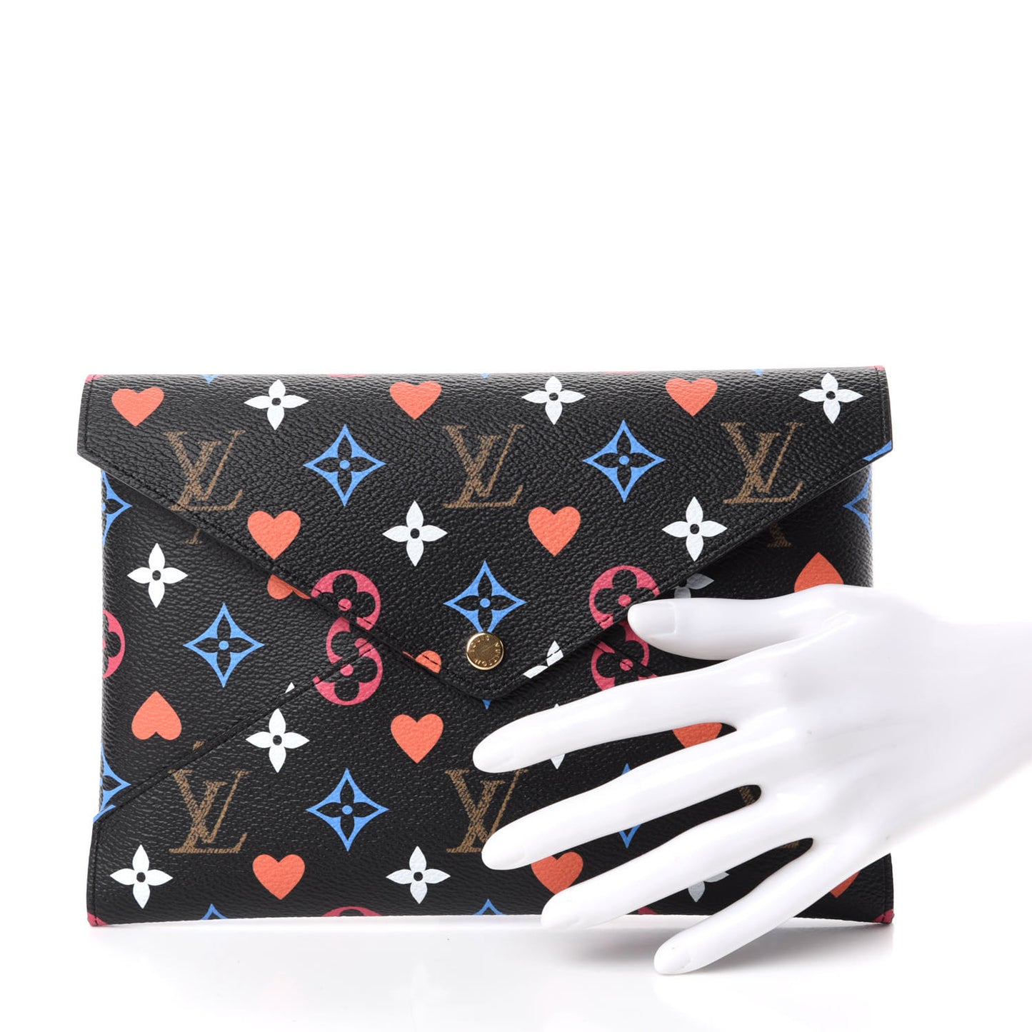 Game On Large Kirigami Pochette Black