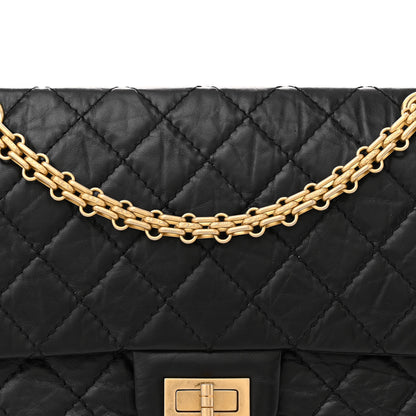 Chanel Aged Calfskin Quilted 2.55 Reissue 225 Flap Black 8 of 12