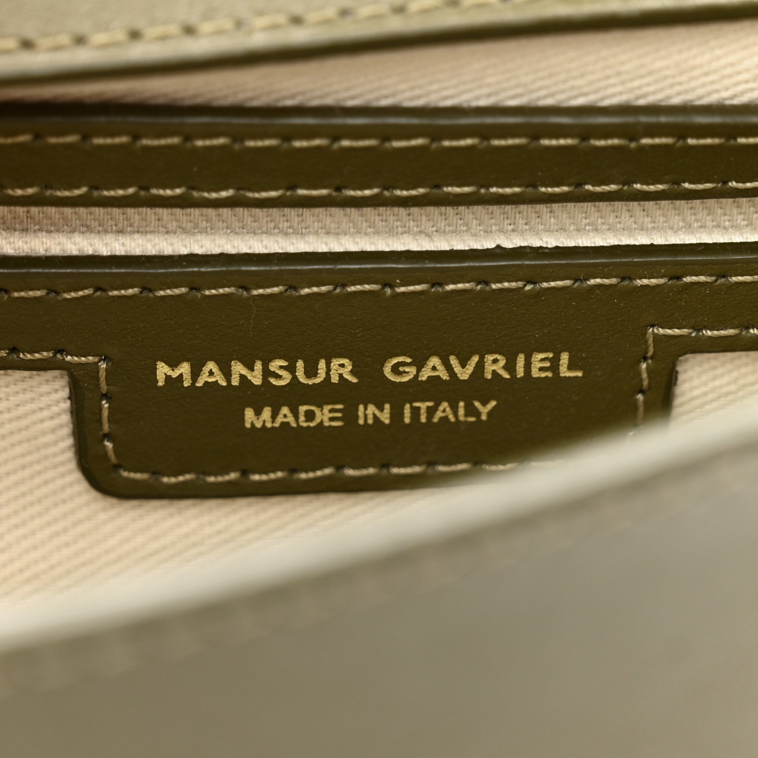 Mansur Gavriel Calfskin Flap Crossbody Bag Olive 6 of 14