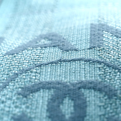 Chanel Mixed Fibers Striped Medium Deauville Tote Blue 10 of 11
