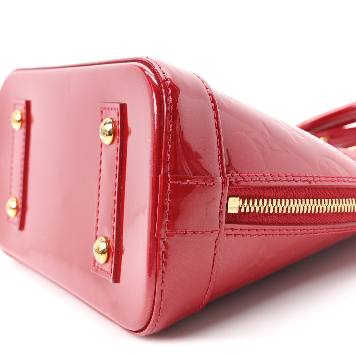Louis Vuitton Vernis Alma BB Pomme D'Amour 9 of 9