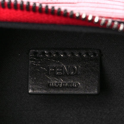 Fendi Vitello Astro Rubber Effect Mini Trolley Bag Fragola 6 of 10
