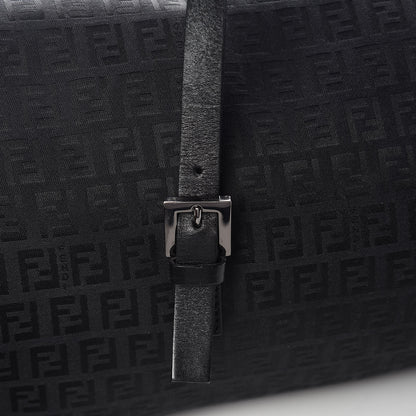 Fendi Zucchino Shoulder Bag Black 14 of 15