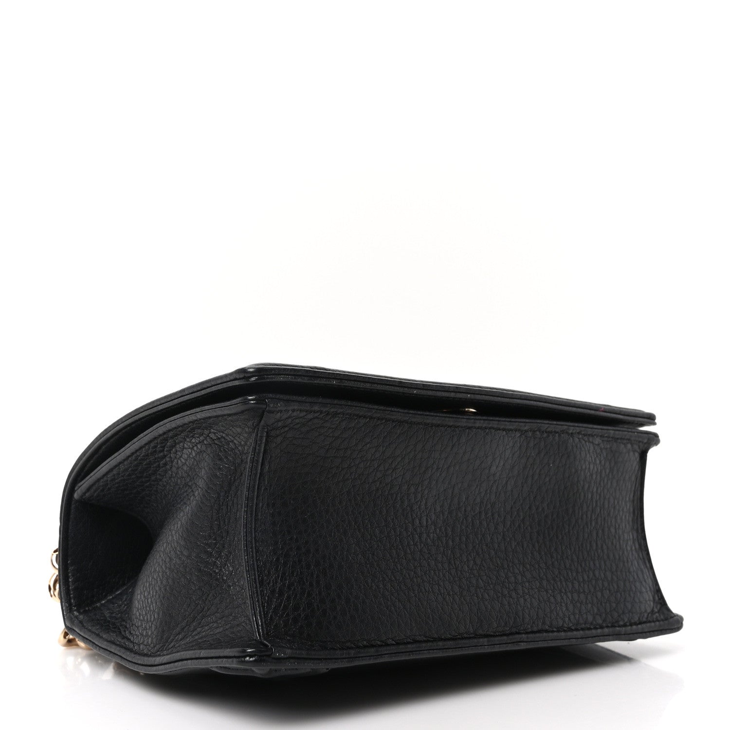 Christian Dior Grained Calfskin Small Diorama Flap Bag Black 4 of 10