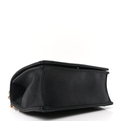 Christian Dior Grained Calfskin Small Diorama Flap Bag Black 4 of 10