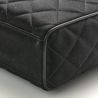 Chanel Satin Quilted Tassel Camera Case Black 10 of 10